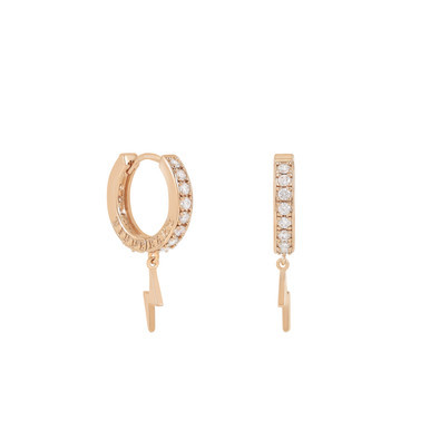 Tc Lightning - Hoop Earrings Gold