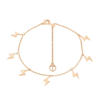 Tc Lightning - Seven Bolt Bracelet Gold
