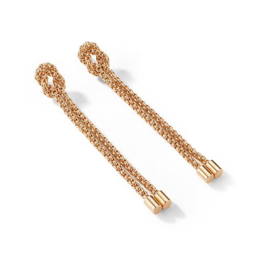 TC Love Knot - Chain Knot Earrings Gold