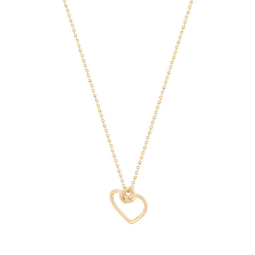TC Love Knot - Love Heart Knot Pendant Gold
