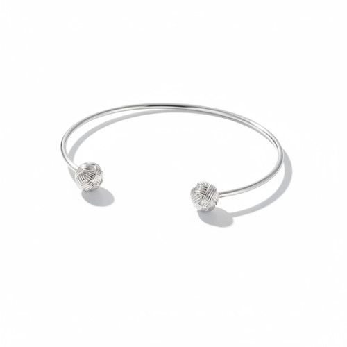 TC Love Knot - Knot Ball Bracelet Silver