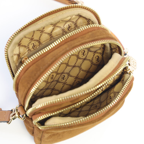 Naples Mini Cross Body Bag - Chocolate