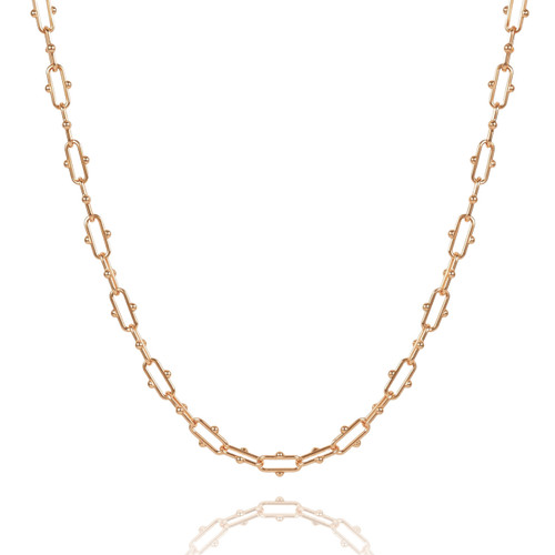 TC Chain Link Necklace Gold