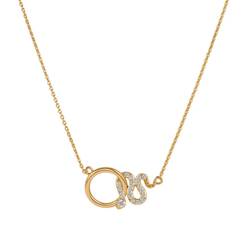 TC Snake Circle & Snake Pendant Gold