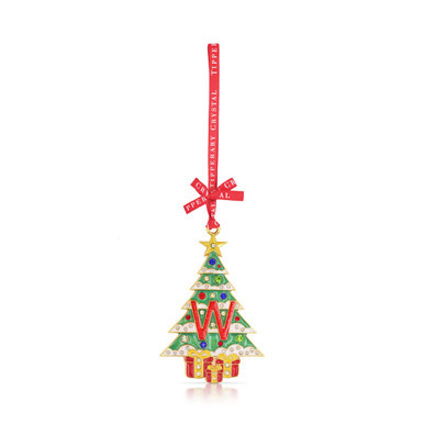 Alphabet Christmas Tree Decoration - Letter W