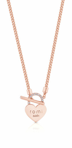 Romi Rose Gold Heart Necklace