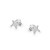 TC DOUBLE STAR EARRINGS SILVER