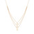 STAR TRIPLE NECKLACE GOLD