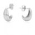 Tc Mini Pebble Hoop Earrings Silver