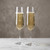 Eternity Set of 2 Crystal Champagne Glasses