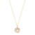Tc Fleur Collection Mother Of Pearl Disc Pendant Gold