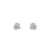 TC Love Knot - Pave Knot Earrings Silver