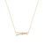 TC Love Knot - CZ Inset Pendant Gold