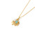 Tc Under The Sea - Pendant Turtle/Coral/Pearl Gold