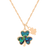 Trinity - Shell Shamrock Pendant Gold