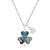 Trinity - Shell Shamrock Pendant Silver