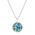 Trinity - Shell Map Pendant Silver