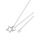 Star Interlocking Pendant Silver