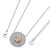 Silver Pendant With 3 Drop Silver Pave Pendant With Tol In Centre