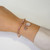 Romi Rose Gold Popcorn Chain Bracelet