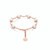 Rose Gold Pearl & Chain Bracelet