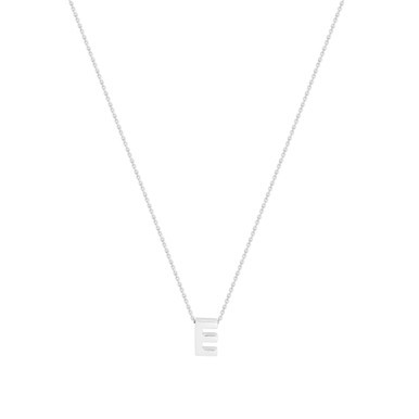 STERLING SILVER TIPPERARY LETTER "E" PENDANT