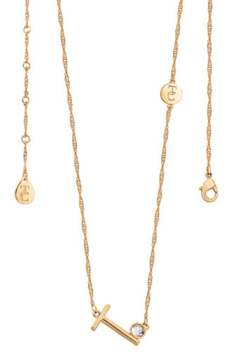 TC Letter "T" Pendant - Gold