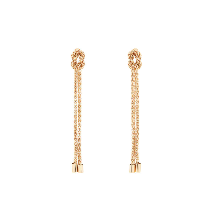 TC Love Knot - Chain Knot Earrings Gold