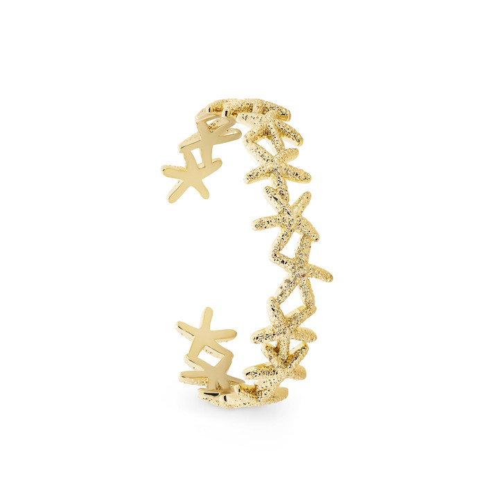 Tc Under The Sea - Starfish Bangle Gold