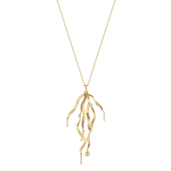 Tc Under The Sea - Seaweed Pendant Gold