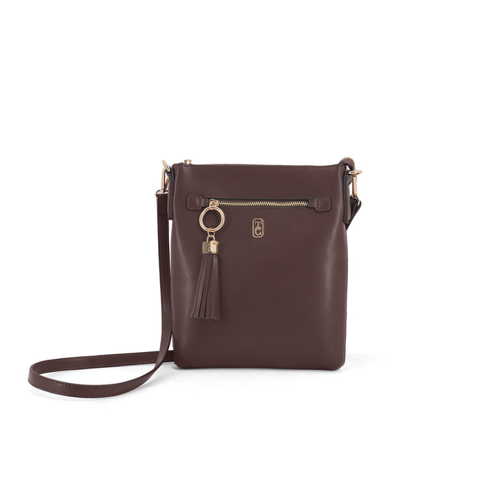 Chelsea Cross Body Pouch - Chocolate