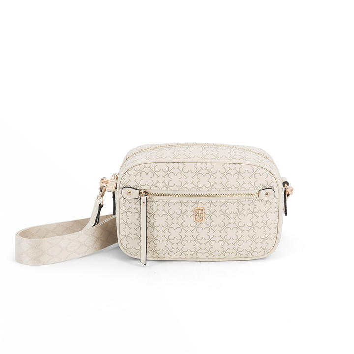 TC Monogram Cross Body Bag Ivory