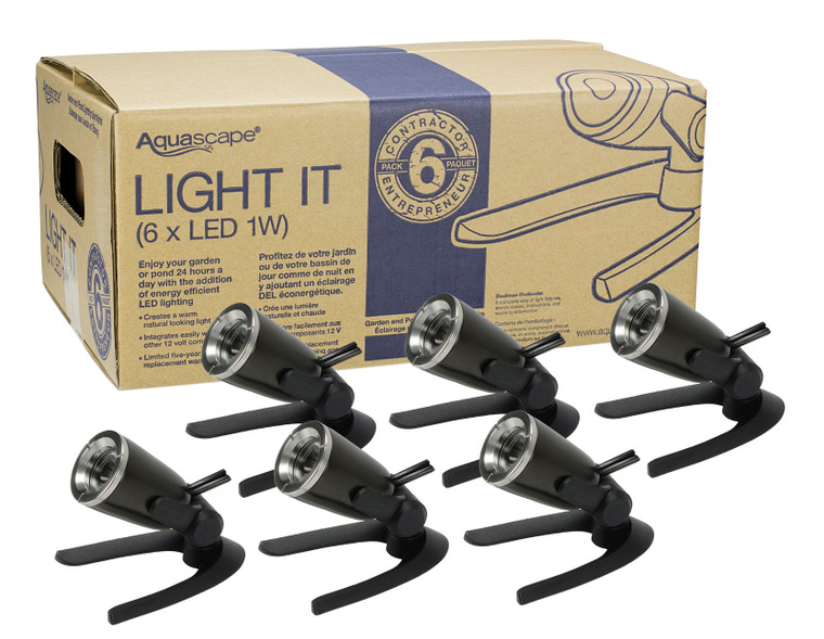 1 Watt LED Spotlight - 6 Pack