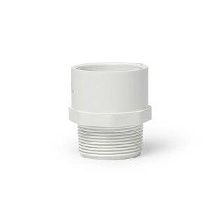 PVC Male Pipe Adapter 1-1/2 MPT x 1-1/2 Slip