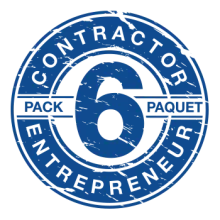 6 Packs Contractor Enterpreneur Brand Logo