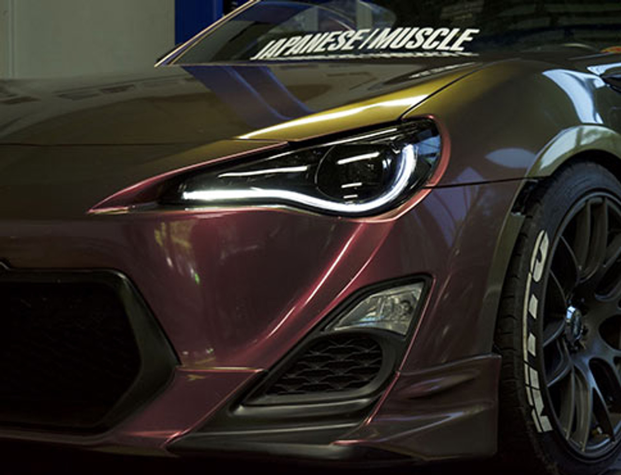 Toyota 86 / Scion FR-S Blacked out LED Headlight units