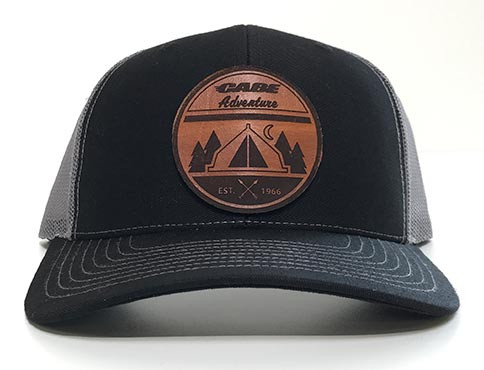 Cabe Adventure Leather Patch Hat