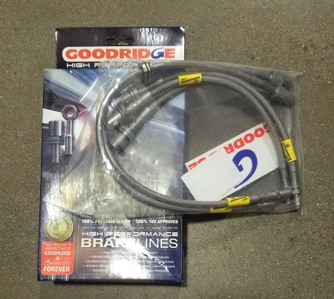 Goodridge Econoline Brake Line Kit Front/+4 in MOTORS Brakes & Suspension
