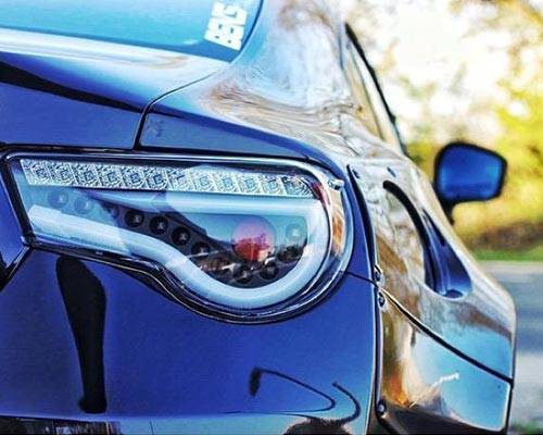 Toyota 86 / Scion FR-S Blacked out LED Headlight units