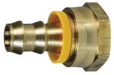 Dixon 5741212C 3/4" Lok-On Fem Garden Hose Fitting Brass