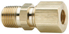 Dixon 68C-0406 1/4" x 3/8" Brass Male Connector
