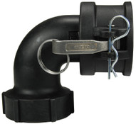 Dixon 90PPD200 2" Polypropylene 90 Degree Coupler