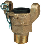 Dixon AB12 1" Brass Air King Male NPT w/Clip