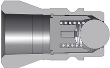 Dixon AG4F6 1/2" AG NIPPLE, 3/4" NPTF STEEL Body Material: STEEL Body Size: 1/2"