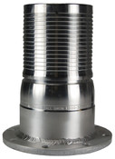 Dixon ATTFST40CS 4" Alum TTMA Flange x Crimp Style Combo Nipple (5/16" Thk Flange)