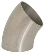 Dixon B2WK-G800U 8" Unpolished 45 Deg Short Weld Elbow 304SS
