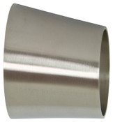 Dixon B32W-R400300P 4" x 3" Eccentric Weld Reducer Polished 316L
