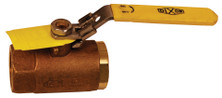 Dixon BBLV125 1 1/4 BRASS LOCKING BALL VALVE