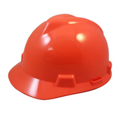 MSA 10090178 CAP,V-GD,SML,W/STAZ-ON,USS LOGO,ORANGE