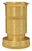 Dixon BRN150S-I 1-1/2" NPSH GLOBAL BRASS RACK NOZZLE, UL/FM, SATIN FINISH